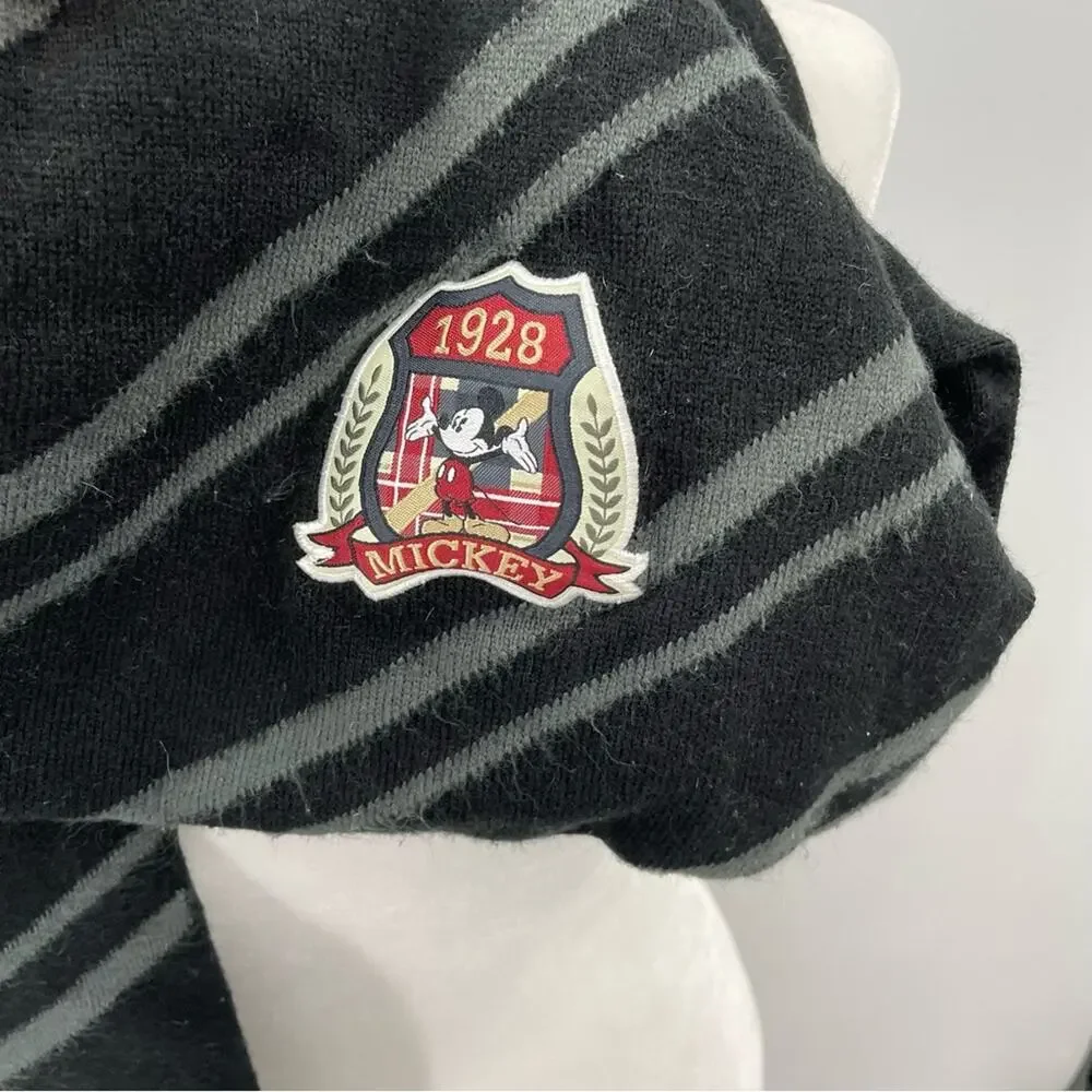 Disney World Parks Disneyland Resort Striped 1928 Mickey Scarf Unisex